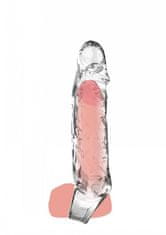 Toyjoy TOYJOY Extension Sleeve Medium / realistický návlek na penis - Transparentný