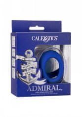 California Ex Novel CalExotics - Admiral Cock Ball Dual Ring / dvojitý silikónový erekčný krúžok