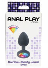 Toyjoy ToyJoy Rainbow Booty Jewel Small - analný silikónový kolík