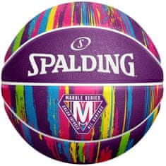 Spalding Lopty basketball fialová 7 Marble Ball