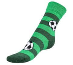 Ponožky detské Futbal - 30-34 - zelená