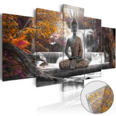 Artgeist Obraz na akrylátovom skle - Jesenný Budha 100x50