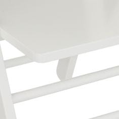 Atmosphera Detská skladacia stolička biela 33x31x52 cm