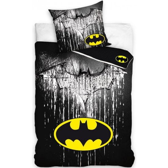 Carbotex Bavlnené posteľné obliečky Batman Steel