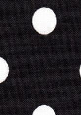 HAMAVISS textil  HAMAVISS obrus – čierny s bodkami 70×70 cm