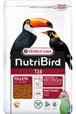 Versele Laga Versele Laga NutriBird T16 - pre veľké ovocnomilné druhy vtákov 10kg