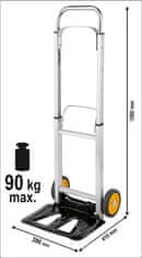 Skladací vozík hliníkový nosnosť 90kg