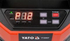 YATO Nabíjačka s LED displejom 12V / 2A, 6A, 10A, 15A BOOST 300s 20A