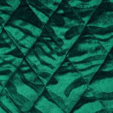 Eurofirany Prehoz na posteľ Kristin 3 230x260 cm Tmavo zelený