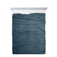 DESIGN 91 Jednofarebná deka - Cindy 3 modrá, š. 150 cm x d. 200 cm