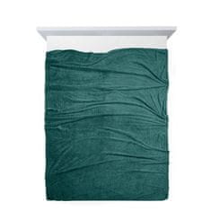 DESIGN 91 Jednofarebná deka - Cindy 3 tyrkysová, š. 150 cm x d. 200 cm