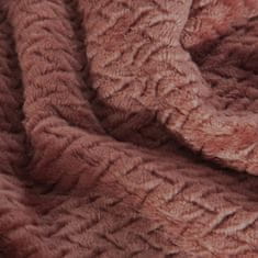 DESIGN 91 Jednofarebná deka - Cindy 3 ružová, š. 150 cm x d. 200 cm