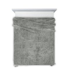 DESIGN 91 Jednofarebná deka - Cindy šedá, š. 200 cm x d. 220 cm