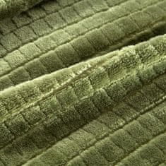 DESIGN 91 Jednofarebná deka - Cindy 2 olivová, š. 200 cm x d. 220 cm