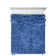 DESIGN 91 Jednofarebná deka - Cindy modrá, š. 200 cm x d. 220 cm