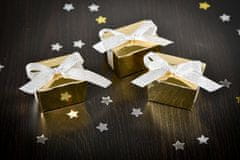 Santex Box na čokoládu zlatý 250g 5ks