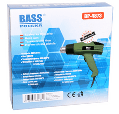 Bass Teplovzdušná pištoľ 2000W BP-4873