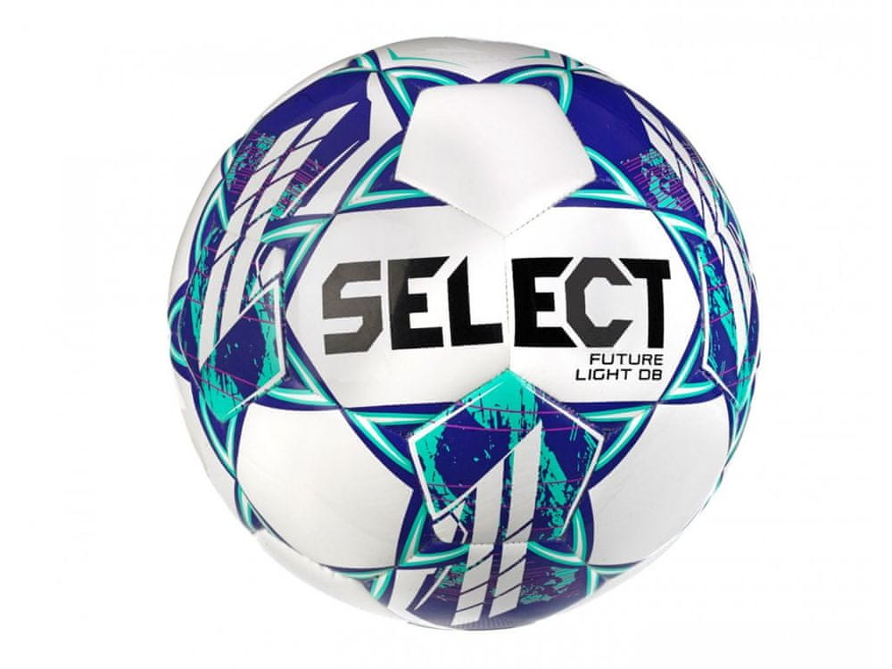 SELECT Futbalová lopta FB Future Light DB biela/modrá 3