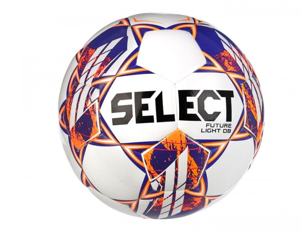 SELECT Futbalová lopta FB Future Light DB biela/oranžová 3 - zánovné