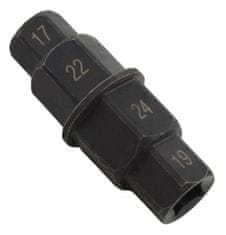 SEFIS imbusový kľúč na predné koleso 17-19-22-24 mm 