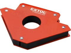 Extol Premium Uholník (8815190) magnetický na zváranie, 45°-90°-135°, sila magnetu 34kg