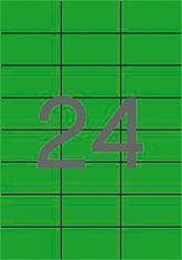 Apli Etiketa, 70 x 37 mm, zelená, 480 ks/bal., 01594