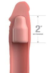 Pipedream Fantasy X-Tensions Sleeve 8 Inch + 2 Inch Plug / realistický návlek na penis - Light skin tone