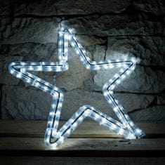 DecoLED DecoLED LED svetelná hviezda na VO,pr.40cm, ľadovo biela