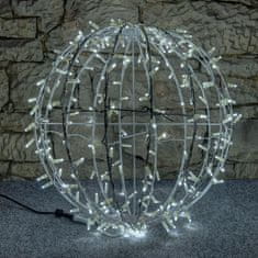 DecoLED DecoLED LED svetelná guľa - ľadovo biela, priemer. 60 cm