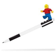 LEGO Stationery LEGO Gélové pero s minifigúrkou - čierne