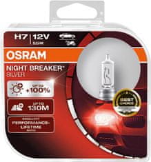 Osram OSRAM H7 64210NBS-HCB NIGHT BREAKER SILVER plus 100% 55W
