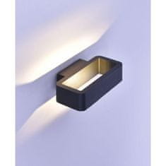 PAUL NEUHAUS PAUL NEUHAUS LED- vonkajšie nástenné svietidlo, antracit, moderný dizajn 3000K PN 9668-13