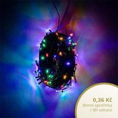 DecoLED DecoLED LED svetelná reťaz, 40 m, multicolor, 200 farebných diód ELSLN340M