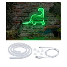 Paulmann Paulmann Neon Colorflex USB Strip Green 1m 4,5W 5V zelená / biela umelá hmota 705.63 70563