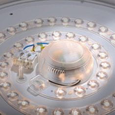 PAUL NEUHAUS Leuchten DIRECT LED stropné svietidlo, chróm, moderný dizajn, priemer 38,5cm 3000K LD 14422-17