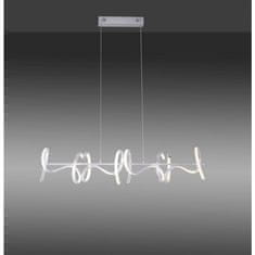 PAUL NEUHAUS Leuchten DIRECT LED závesné svietidlo, strieborná, moderný dizajn SimplyDim 3000K LD 19033-21
