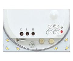 Ecolite Ecolite LED sv., Biele, IP44, max.18W, HF senz.360 W131 / LED-4100