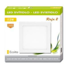 Ecolite Ecolite SMD sv. prisadz. 22,5x22,5cm, 18W, 2700K, IP20, 1530Lm LED-CSQ-18W/2700
