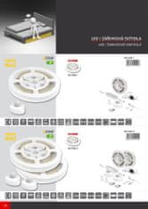 Ecolite Ecolite LED pásik pod 2 lôžka vč.2 senz., 2x120cm, 3W / 200l, 2700K DX-CDA-2