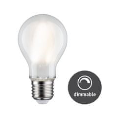 Paulmann Paulmann LED Filament žiarovka biela / mat 9W E27 neutrálna biela stmievateľné 288.15 28815