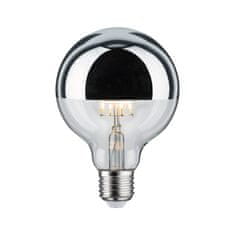 Paulmann Paulmann LED Globe 6,5 W E27 zrkadlový svrchlík strieborná teplá biela stmievateľné 286.73 28673