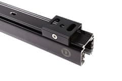 Light Impressions Deko-Light koľajnicový systém 3-fázový 230V D Line montážny držiak na strop Flex čierna RAL 9011 40 710065