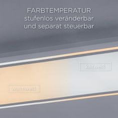 PAUL NEUHAUS LEUCHTEN DIREKT aj s JUST LIGHT LED stropné svietidlo hranaté v bielej s nastaviteľnou teplotou farby a funkciou stmievania 2700-5000K