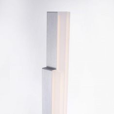 PAUL NEUHAUS PAUL NEUHAUS LED stojacie svietidlo Q-TOWER v puristickom hliníkovom dizajne s nastaviteľnou farbou svetla Smart Home ZigBee 2700-5000K