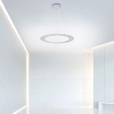 PAUL NEUHAUS PAUL NEUHAUS PURE-COSMO LED závesné svietidlo v puristickom dizajne s nastaviteľnou farbou svetla a diaľkovým ovládačom 2700-5000K