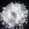 S.O.S. dekorace LED svetelná reťaz vnútorná - 18m, studená biela, 360 diód, transparentný kábel