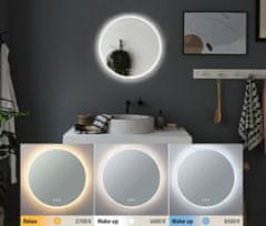 Paulmann Paulmann HomeSpa LED zrkadlo s osvetlením Mirra kruhové IP44 zrkadlo / biela 21W WhiteSwitch 789.52 78952