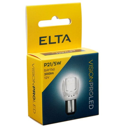 Elta Elta 12V LED žiarovka P21 / 5W BAY15d 200l sada 2 ks EB8060TR