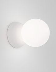 Nova Luce Nova Luce Nástenné okrúhle svetlo Zero - 5 W, G9, biele sklo a sivý betón NV 9577012