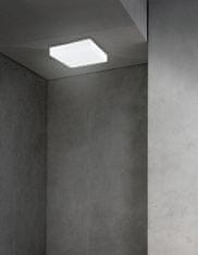 Nova Luce Nova Luce Elegantné kúpeľňové stropné svietidlo Cube z bieleho opálového skla - 1 x 40 W, 250 x 250 x 75 mm NV 6110042